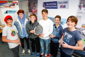 Team Gingernut and Assorted Biscuits,Winners of the RYA Eric Twiname Youth and Junior Team Racing Championship 2014, Junior Class. photo copyright  Paul Wyeth / RYA http://www.rya.org.uk taken at  and featuring the  class