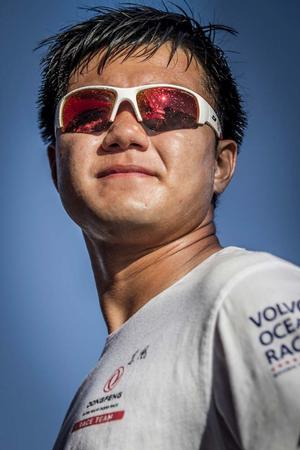 Dongfeng Race Team training in Alicante before the Start of the Volvo Ocean Race: Jiru Yang, aka Wolf photo copyright  Ainhoa Sanchez/Volvo Ocean Race taken at  and featuring the  class