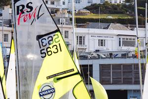 2014 RS Feva Volvo Grand Prix Circuit, Royal Torbay YC photo copyright Martin Allen taken at  and featuring the  class