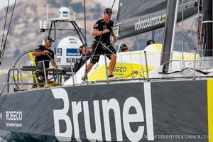 2014-2015 Volvo Ocean Race ~ Alicante Start - Team Brunel photo copyright Leighton O'Connor http://www.leightonphoto.com/ taken at  and featuring the  class