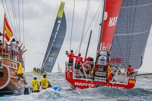 2014-2015 Volvo Ocean Race ~ Alicante Start - MAPFRE photo copyright Leighton O'Connor http://www.leightonphoto.com/ taken at  and featuring the  class