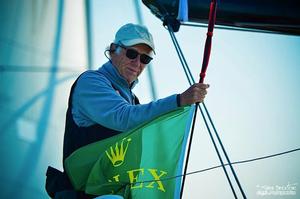 Popular German skipper Wolfgang Schaefer has rejoined the Farr 40 circuit after a health scare and steered Struntje Light to victory in Race three on Friday. - 2014 Rolex Big Boat Series photo copyright Sarah Proctor taken at  and featuring the  class
