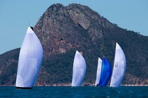 The Fleet under spinnaker Audi Hamilton Island Race Week photo copyright Andrea Francolini taken at  and featuring the  class