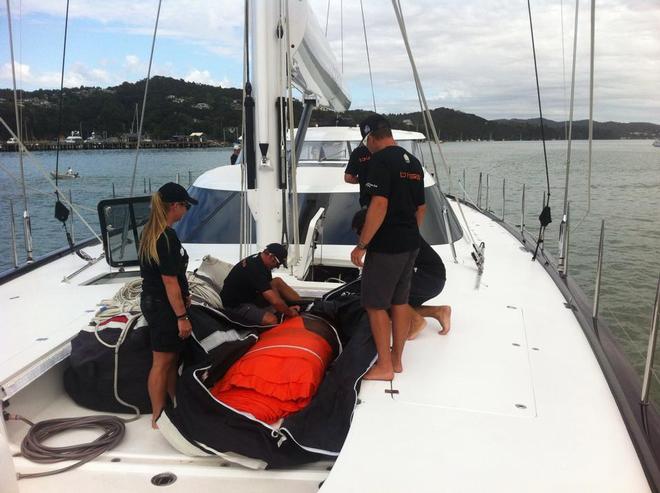  - Doyles Sails aboard Bliss, Millenium Cup 2015, Bay of Islands © Doyle Sails NZ