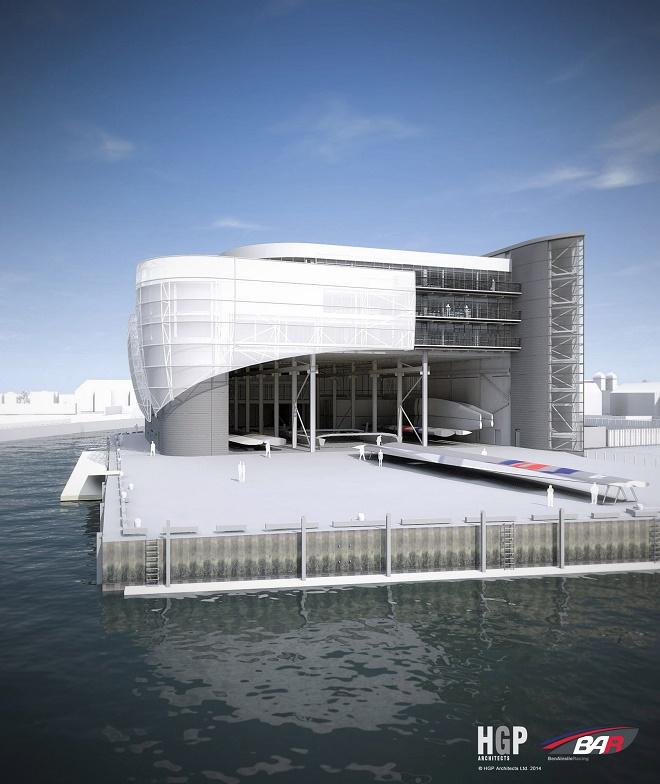 The BAR HQ is expected to be completed in the summer of 2015.  © Ben Ainslie Racing www.benainslieracing.com