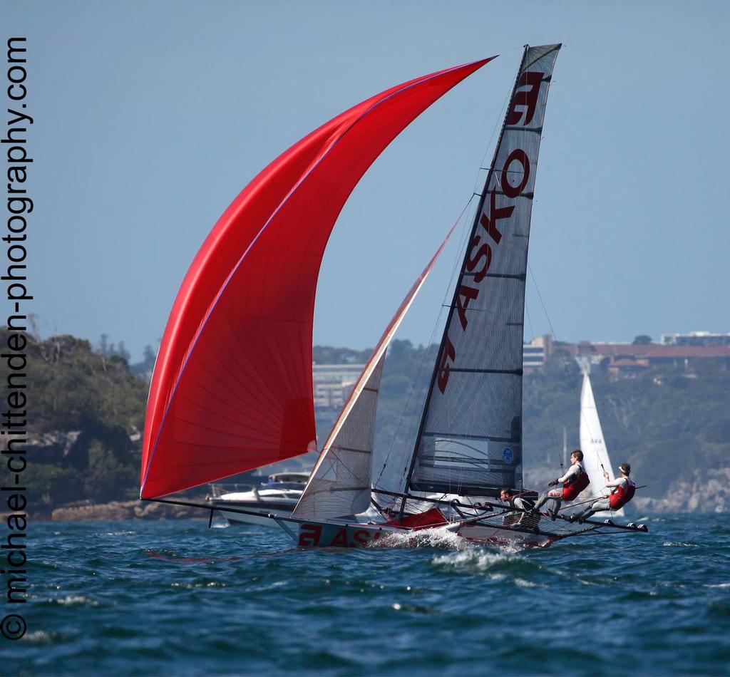10548298 1592959687603760 4063317732354660302 o - 18ft Skiffs NSW Championships January 18, 2015 photo copyright Michael Chittenden  taken at  and featuring the  class