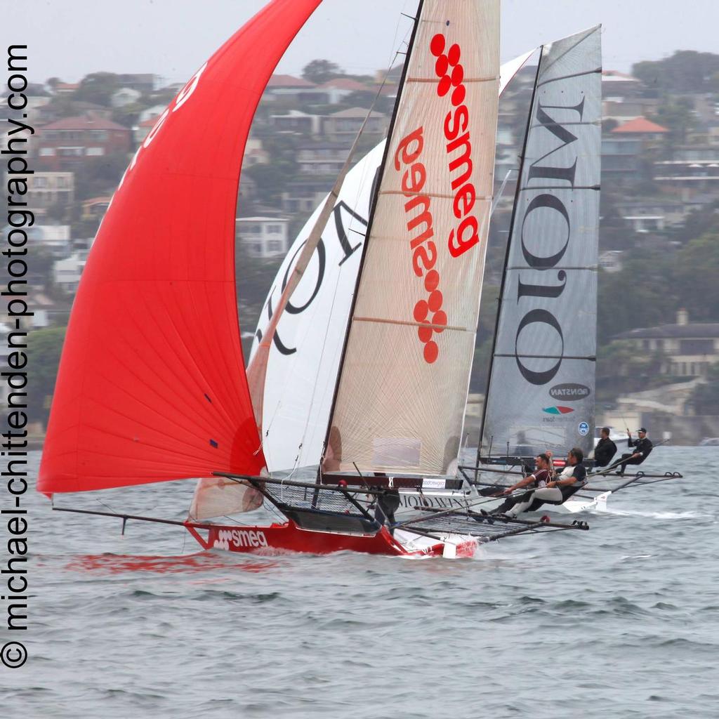 Race 4 of the NSW 18ft Skiff Championships © Michael Chittenden 