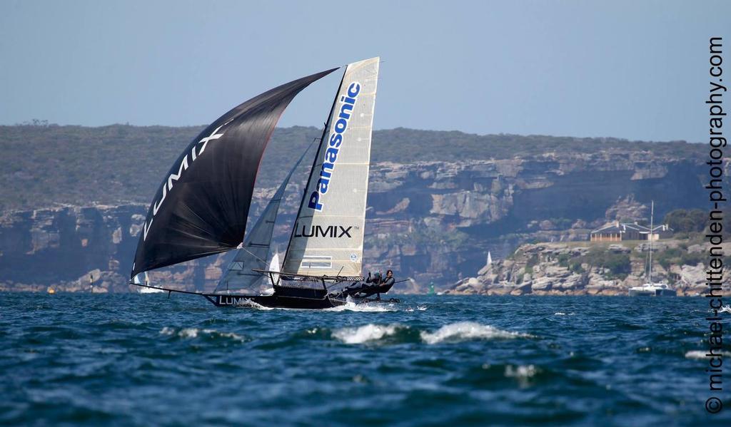 10926808 1592960824270313 2561245735034449178 o - 18ft Skiffs NSW Championships January 18, 2015 photo copyright Michael Chittenden  taken at  and featuring the  class