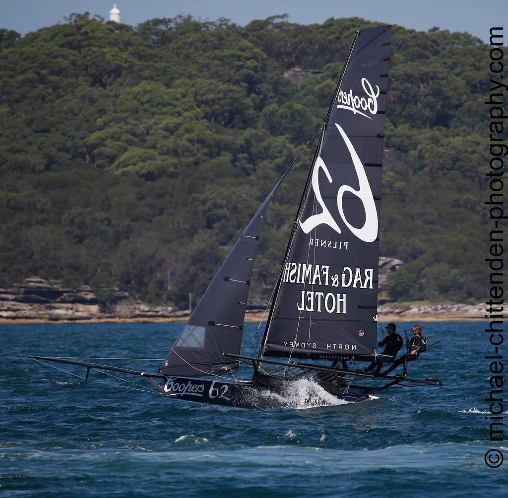 10943767 1592960117603717 5372814805156885018 o - 18ft Skiffs NSW Championships January 18, 2015 photo copyright Michael Chittenden  taken at  and featuring the  class