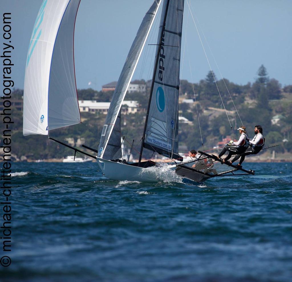 1617341 1592958767603852 8121031113707929380 o - 18ft Skiffs NSW Championships January 18, 2015 photo copyright Michael Chittenden  taken at  and featuring the  class