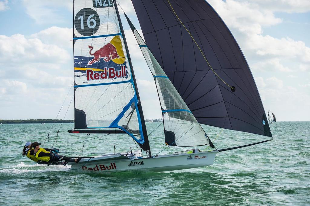 49erFX - 2015 ISAF Sailing World Cup Miami photo copyright Walter Cooper /US Sailing http://ussailing.org/ taken at  and featuring the  class