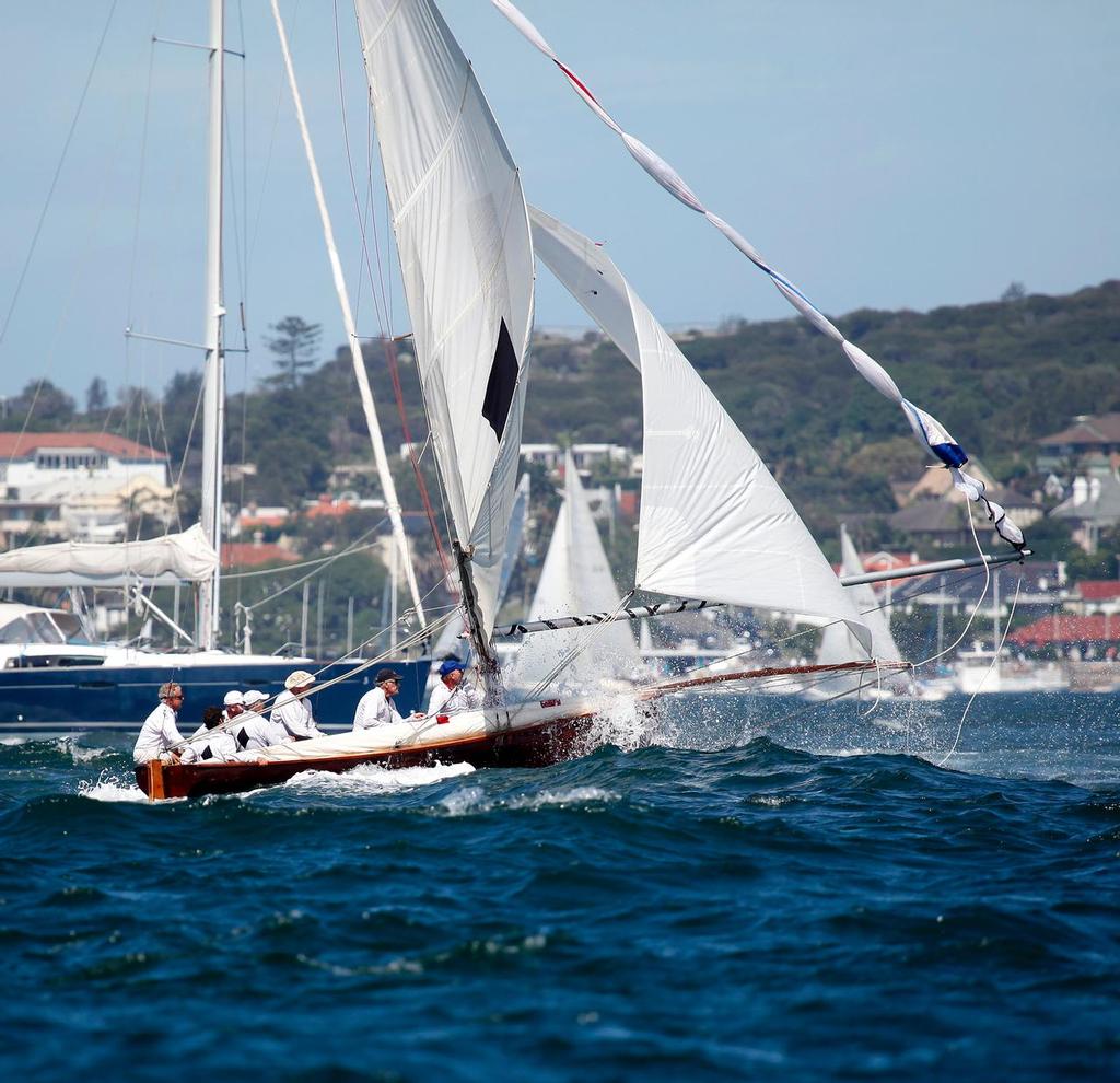 Australian Historic 18ft Championship - Aberdare - Classic 18ft Skiffs - Sydney, January 23, 2015 photo copyright Michael Chittenden  taken at  and featuring the  class