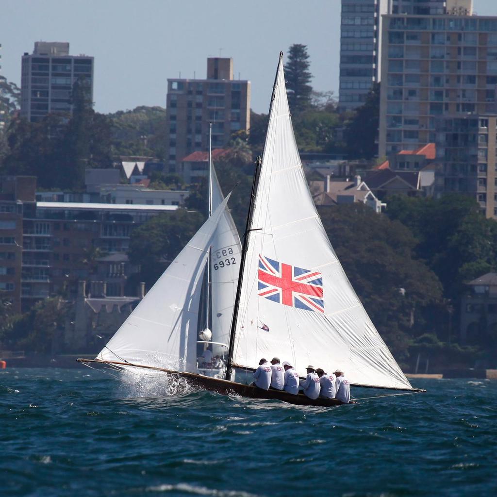 Australian Historic 18ft Championship - Australia IV - Classic 18ft Skiffs - Sydney, January 23, 2015 photo copyright Michael Chittenden  taken at  and featuring the  class