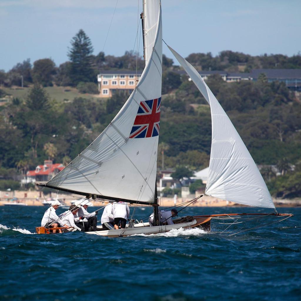 Australian Historic 18ft Championship - Australia IV  - Classic 18ft Skiffs - Sydney, January 23, 2015 photo copyright Michael Chittenden  taken at  and featuring the  class