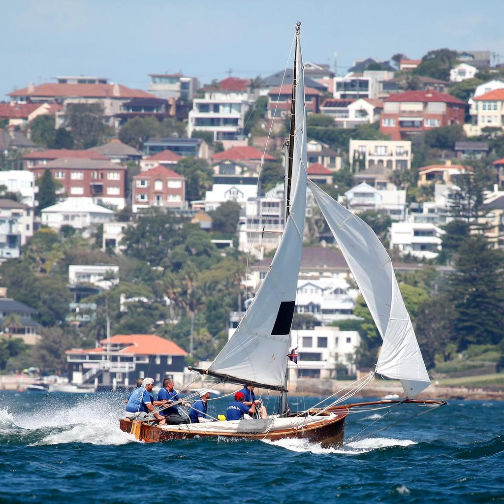 Australian Historic 18ft Championship - Australia - Classic 18ft Skiffs - Sydney, January 23, 2015 photo copyright Michael Chittenden  taken at  and featuring the  class