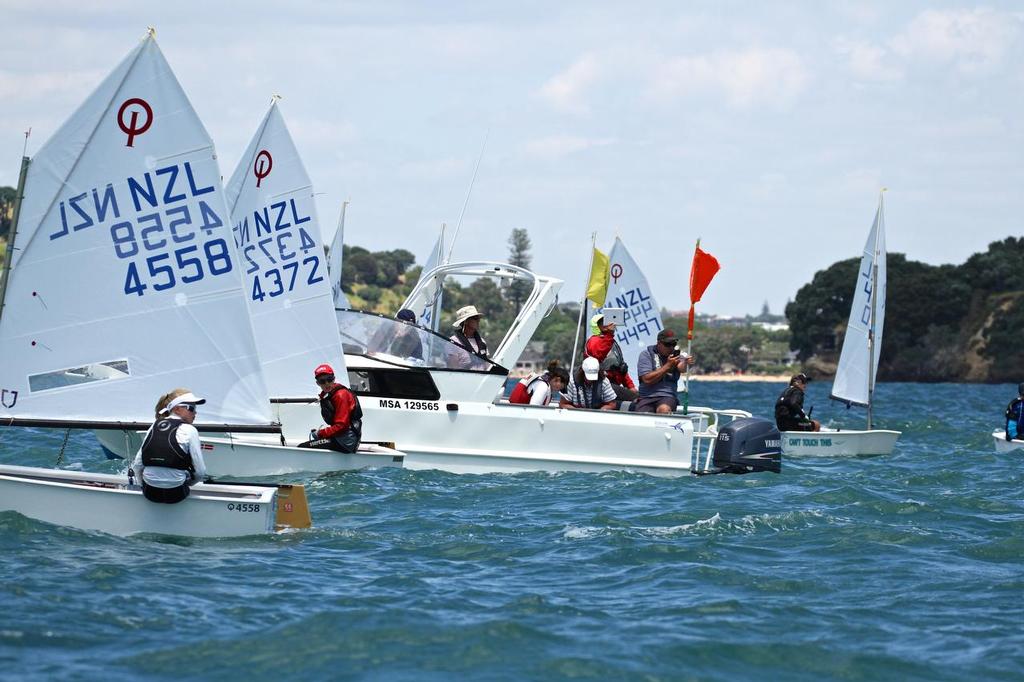 - January 26 - Auckland Optimist Championships, Day 3 photo copyright Richard Gladwell www.photosport.co.nz taken at  and featuring the  class