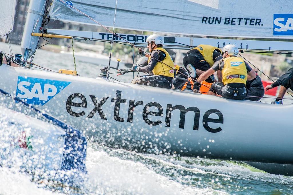 SAP Team 3 - Extreme Sailing Series™ 2015 photo copyright Tristan Stedman taken at  and featuring the  class