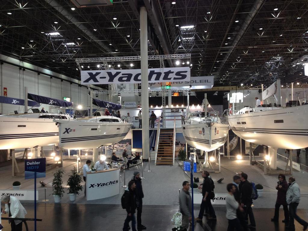 SW images from boot X-yachts - Dusseldorf Boat Show 2015 photo copyright Dan Ibsen taken at  and featuring the  class