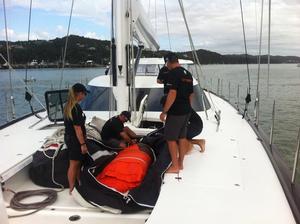  - Doyles Sails aboard Bliss, Millenium Cup 2015, Bay of Islands photo copyright Doyle Sails NZ taken at  and featuring the  class