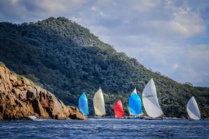 2014 Sail Port Stephens photo copyright Craig Greenhill Saltwater Images - SailPortStephens http://www.saltwaterimages.com.au taken at  and featuring the  class