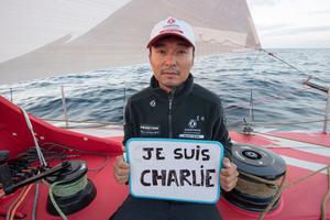 Leg 3, Day 6 - Kit onboard  'Lots of things are different from what we could imagine on land' - Kit as he settles into life onboard  - Dongfeng Race Team - Leg three, Volvo Ocean Race 2014-15. photo copyright  Sam Greenfield / Volvo Ocean Race taken at  and featuring the  class