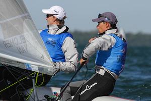 Mat Belcher and Will Ryan - 2015 ISAF Sailing World Cup Miami photo copyright Walter Cooper http://waltercooperphoto.com/ taken at  and featuring the  class