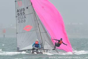 International 14 World Championship 2015 Geelong, Australia – Race five, January 13, 2015 images by Photographer Christophe Favreau. photo copyright Christophe Favreau http://christophefavreau.photoshelter.com/ taken at  and featuring the  class
