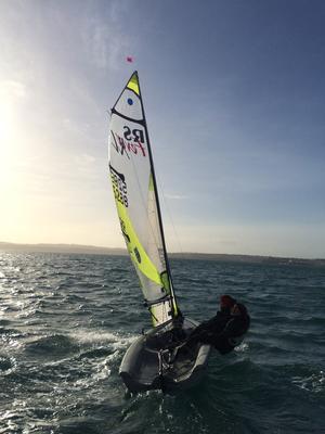 Feva winter training at Royal Torbay Yacht Club. photo copyright RS UK Class Associations taken at  and featuring the  class