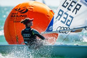 Laser-Radial---Constance-Stolz - ISAF Sailing World Cup Miami 2015 photo copyright ISAF Sailing World Cup Miami taken at  and featuring the  class