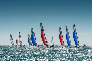 ISAF SAILING WORLD CUP MIAMI 2015 - Nacra 17 Fleet photo copyright ISAF Sailing World Cup Miami taken at  and featuring the  class