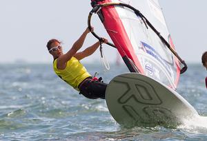 Byrony Shaw (GBR) - Womens RS:X photo copyright Ocean Images taken at  and featuring the  class