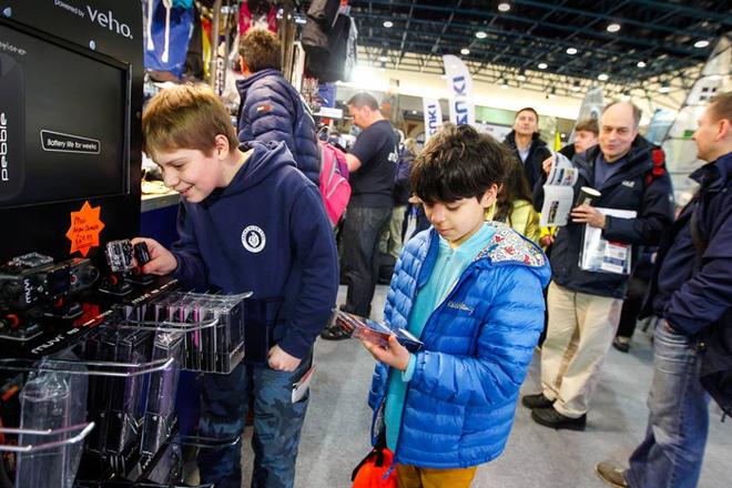 RYA Dinghy Show 2015 - kids love the interaction which is a key part of this amazing show ©  Paul Wyeth / RYA http://www.rya.org.uk