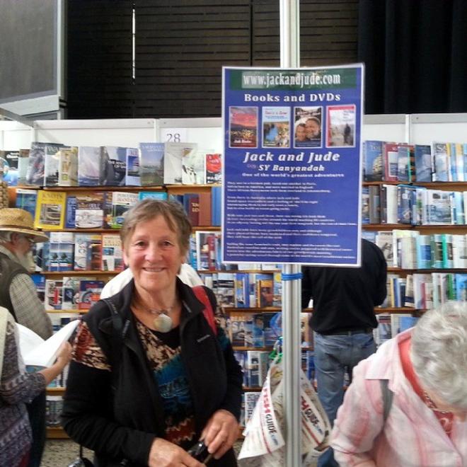 Jack and Jude signed their books at the Boat Books stand Princes Wharf - Hobart Wooden Boat Festival 2015 © Jack and Jude