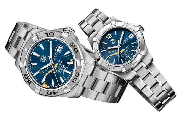 Prized Aquaracer Caribbean Limited Edition men’s and women’s watches. © Virgin Islands Sailing Association