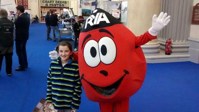 Bob the Buoy back at the show having a great time - RYA Dinghy Show © RYA Dinghy Show