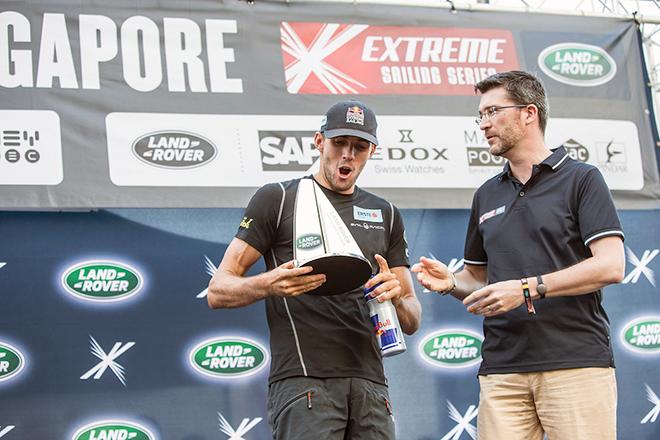 Jason Waterhouse Above And Beyond Award MarkTeo for Red Bull Content Pool © Lloyd Images/Extreme Sailing Series