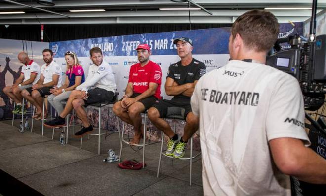 Skippers Press conference after Leg 4 of the Volvo Ocean Race from Sanya to Auckland. - Volvo Ocean Race 2014-15 ©  Ainhoa Sanchez/Volvo Ocean Race