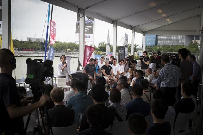 The Extreme Sailing Series 2015, Act 1, Singapore <br />Press Conference - <br />Credit Lloyd Images © Lloyd Images