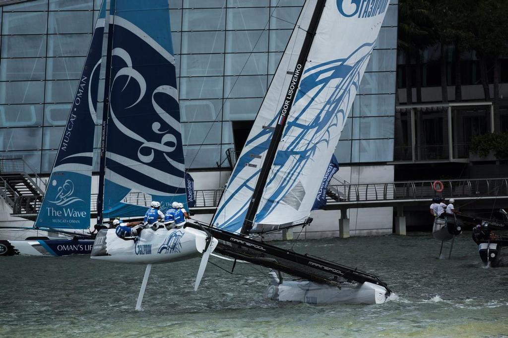 The Extreme Sailing Series 2015, Act 1, Singapore <br />
The Wave, Muscat<br />
 © Lloyd Images/Extreme Sailing Series