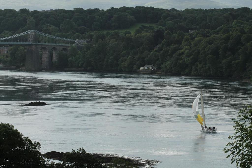 In the Menai Strait - Three Peaks Yacht Race photo copyright Rob Howard taken at  and featuring the  class
