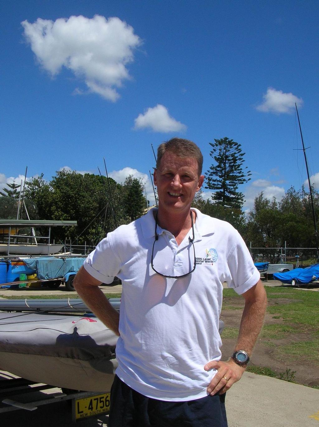 Brett Beyer - elite sailor and coach photo copyright Di Pearson taken at  and featuring the  class
