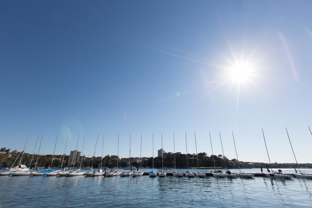 Stunning morning at the RSYS pond, but you had to wait patiently for breeze.  - 2015 Etchells NSW State Championship © Kylie Wilson Positive Image - copyright http://www.positiveimage.com.au/etchells