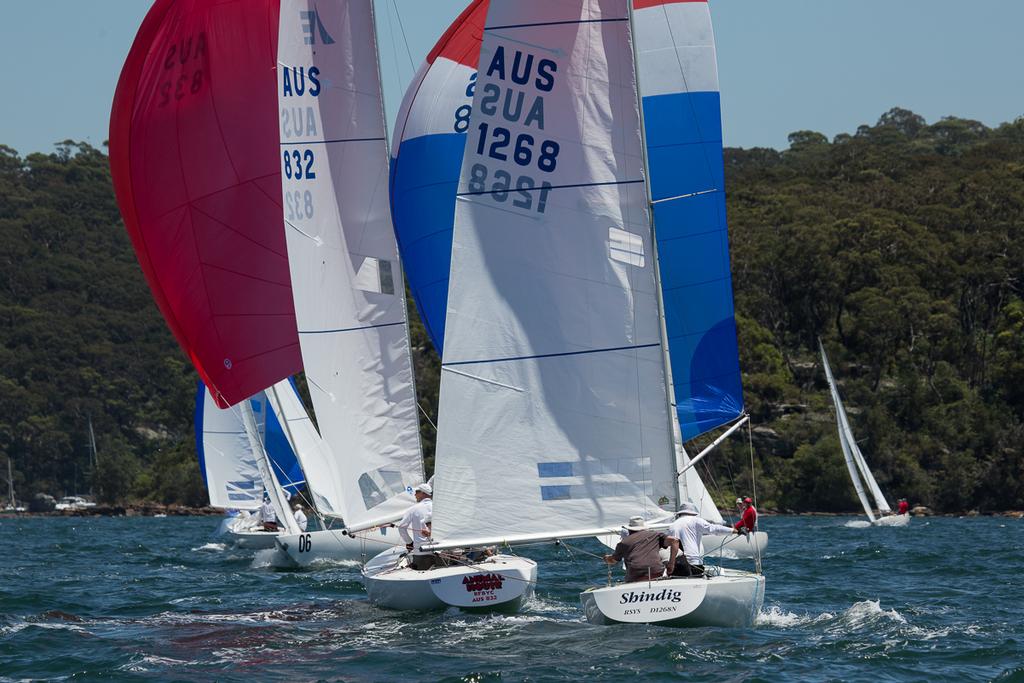 Race Seven around the top - 2015 Etchells NSW State Championship photo copyright Kylie Wilson Positive Image - copyright http://www.positiveimage.com.au/etchells taken at  and featuring the  class