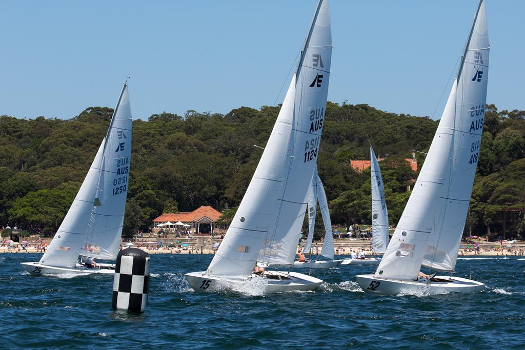 Busy at the Nielsen Park beach. Hope they enjoyed the sailing? - 2015 Etchells NSW State Championship © Kylie Wilson Positive Image - copyright http://www.positiveimage.com.au/etchells