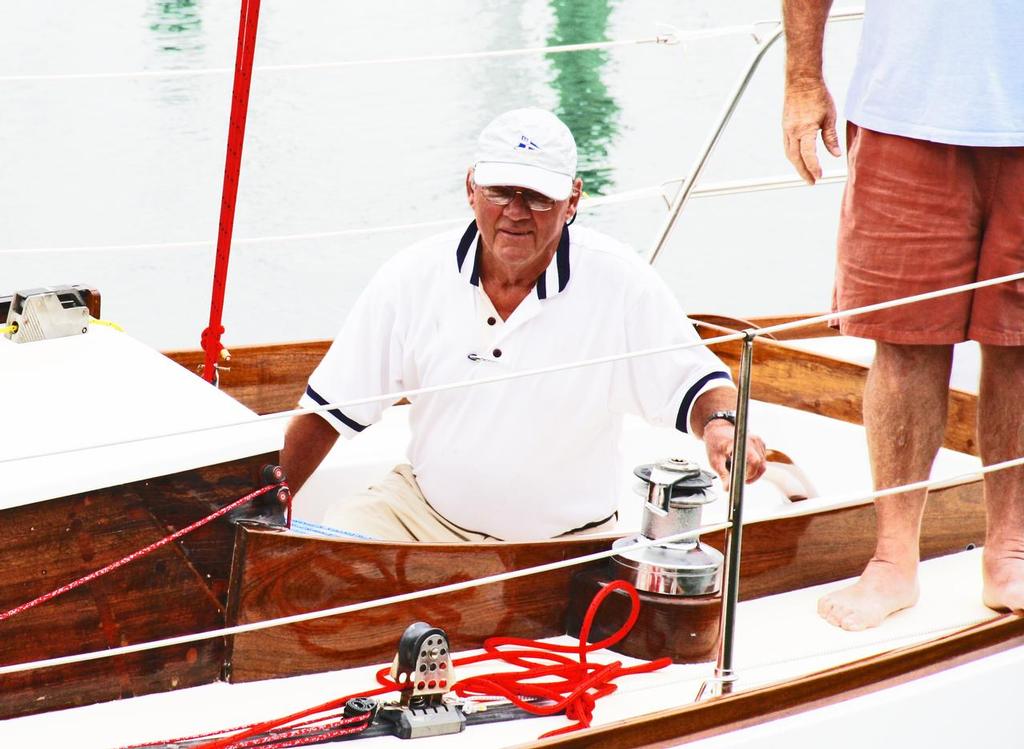 Chris Bouzaid on the helm of Rainbow II again photo copyright Alan Sefton taken at  and featuring the  class