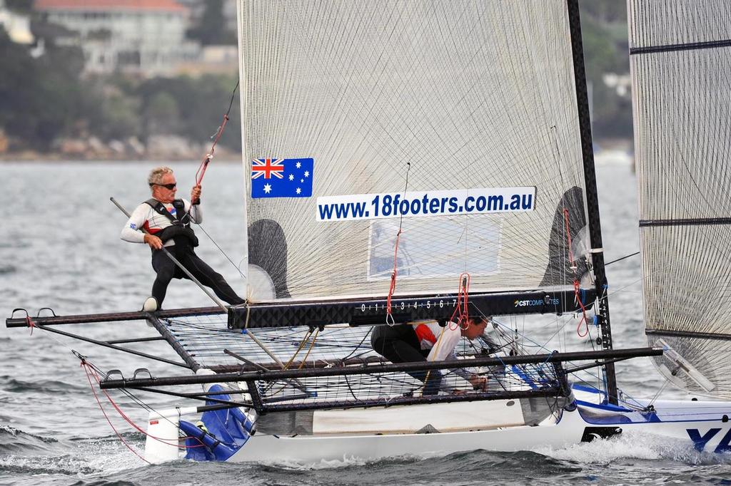 Action on Sydney Harbour as the 18s go hard at it in the JJ Giltinan Championship 2015.  Photography by Bruce Kerridge, Sydney photo copyright Bruce Kerridge taken at  and featuring the  class