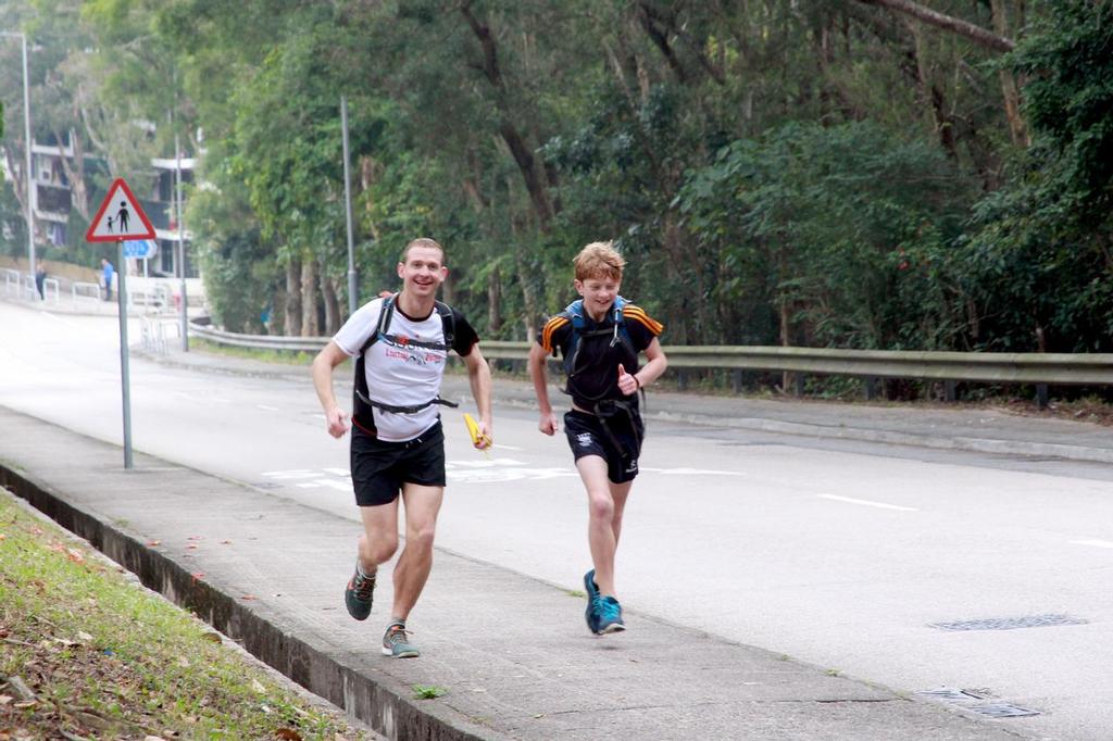 Runners heading towards Ma On Shan. Simpson Marine Four Peaks Race 2015. © Simpson Marine