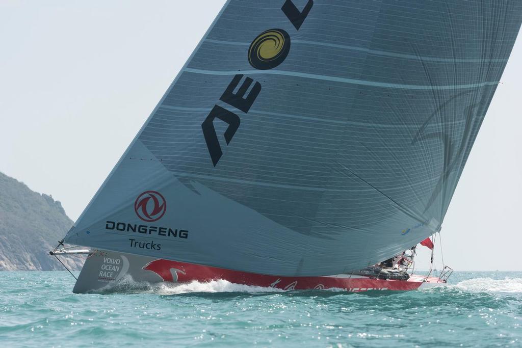 Overall race leader - Dongfeng Race Team during training in Sanya, China. photo copyright Juerg Kauffman/Team Alvimedica http://www.teamalvimedica.com taken at  and featuring the  class