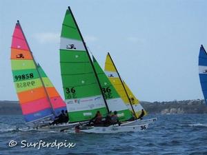 2015 New Zealand Hobie 16 Nationals photo copyright Surferdpix taken at  and featuring the  class