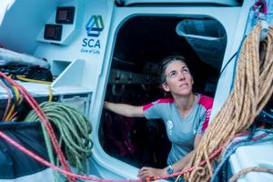 Libby Greenhalgh - Team SCA - Volvo Ocean Race 2014-15 photo copyright Anna-Lena Elled/Team SCA taken at  and featuring the  class